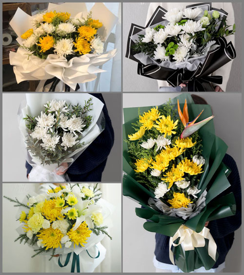 云南红河州金平县勐拉镇白事花束代送